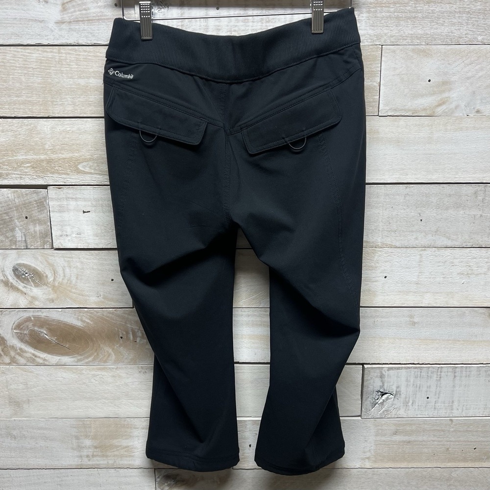 Columbia Omni Shield Capri Pantsā Womens Small Black Advanced Repellency Hiking